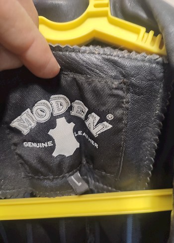 Düğmeli Siyah Deri Kadın Ceket sunı derı değıl - Görsel 6