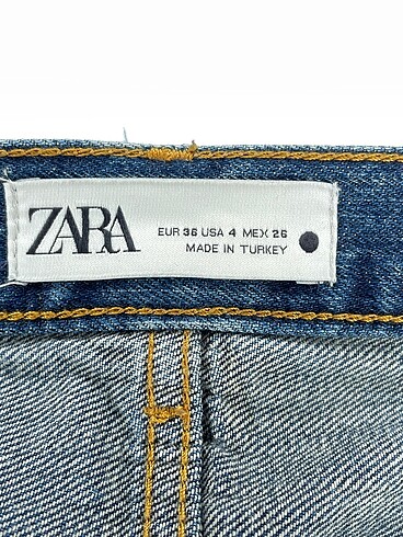 36 Beden mavi Renk Zara Jean / Kot %70 İndirimli.
