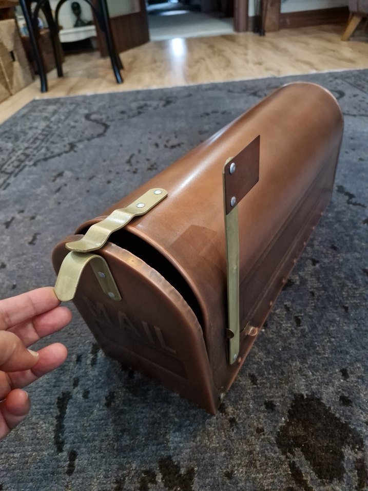 Parlak Kahverengi Posta Kutusu - Görsel 4