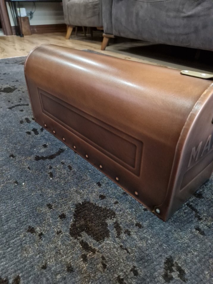 Parlak Kahverengi Posta Kutusu - Görsel 5