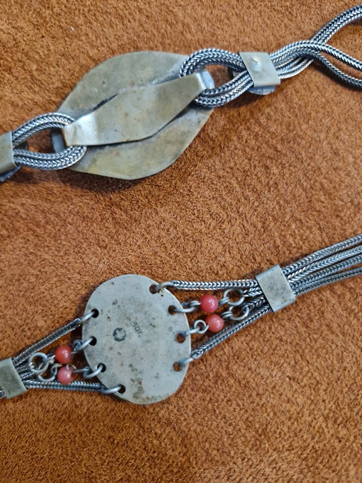 Mardin  işi kolye bileklik - Görsel 2