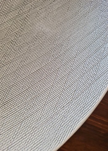 Bej Gri Çağdaş Yaprak Tabak Seti - Görsel 10