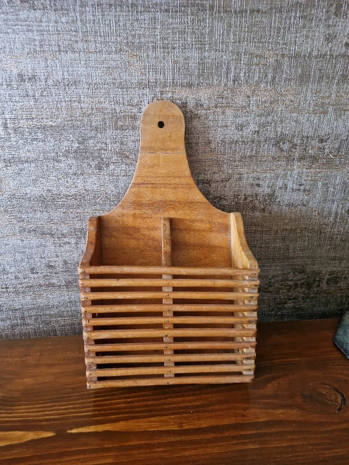 Ahşap Bölmeli Çatal Kaşık Kutusu - Görsel 4