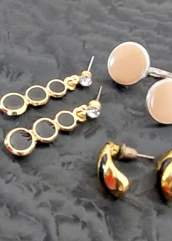 3 çift küpe - Görsel 6