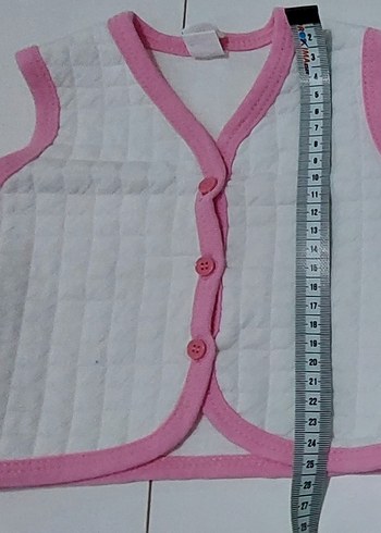 2li Kız Çocuk Düğmeli Pamuklu Yelek - Görsel 6