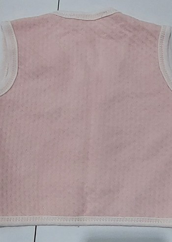 2li Kız Çocuk Düğmeli Pamuklu Yelek - Görsel 8