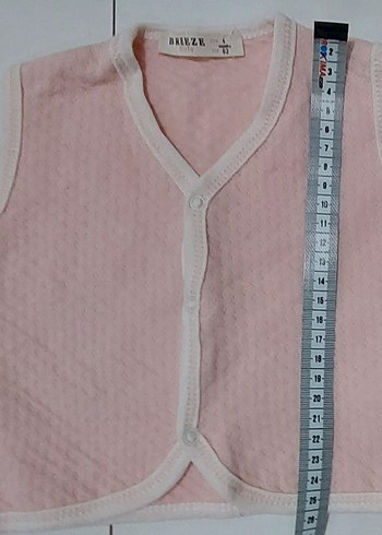 2li Kız Çocuk Düğmeli Pamuklu Yelek - Görsel 11