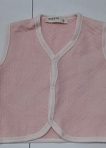 2li Kız Çocuk Düğmeli Pamuklu Yelek - Görsel 7