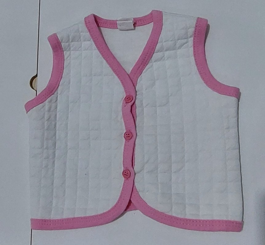 2li Kız Çocuk Düğmeli Pamuklu Yelek - Görsel 2