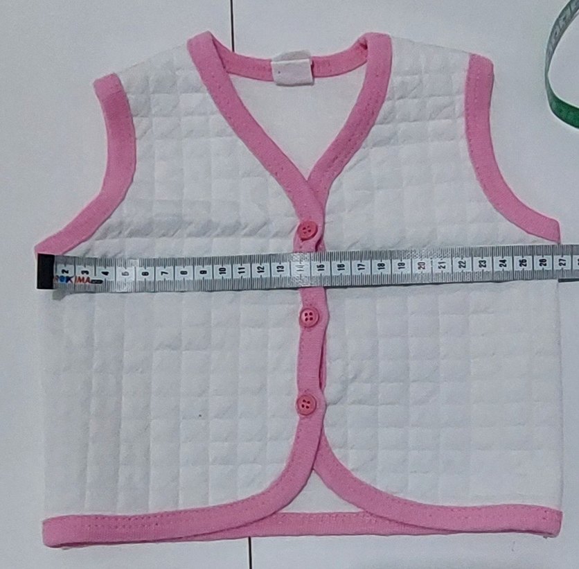 2li Kız Çocuk Düğmeli Pamuklu Yelek - Görsel 5