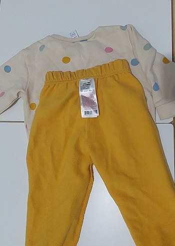 1,5 Yaş Beden sarı Renk LCW KIZ BEBEBE 12-18 AY