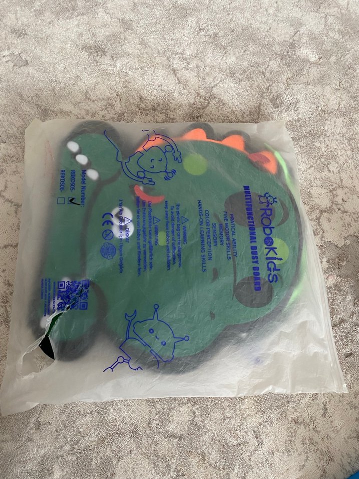 Renkli Yeşil Dinozor eğitici Oyuncak - Görsel 3