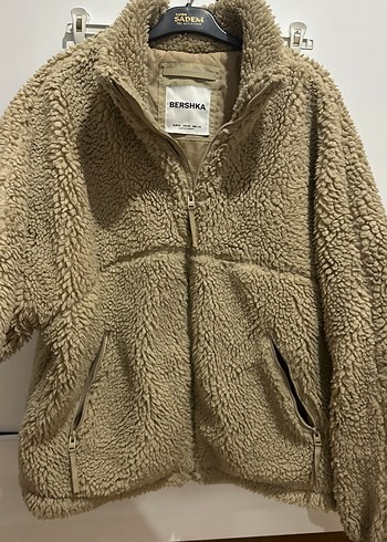 m Beden kahverengi Renk Kahverengi Peluş Kadın Mont