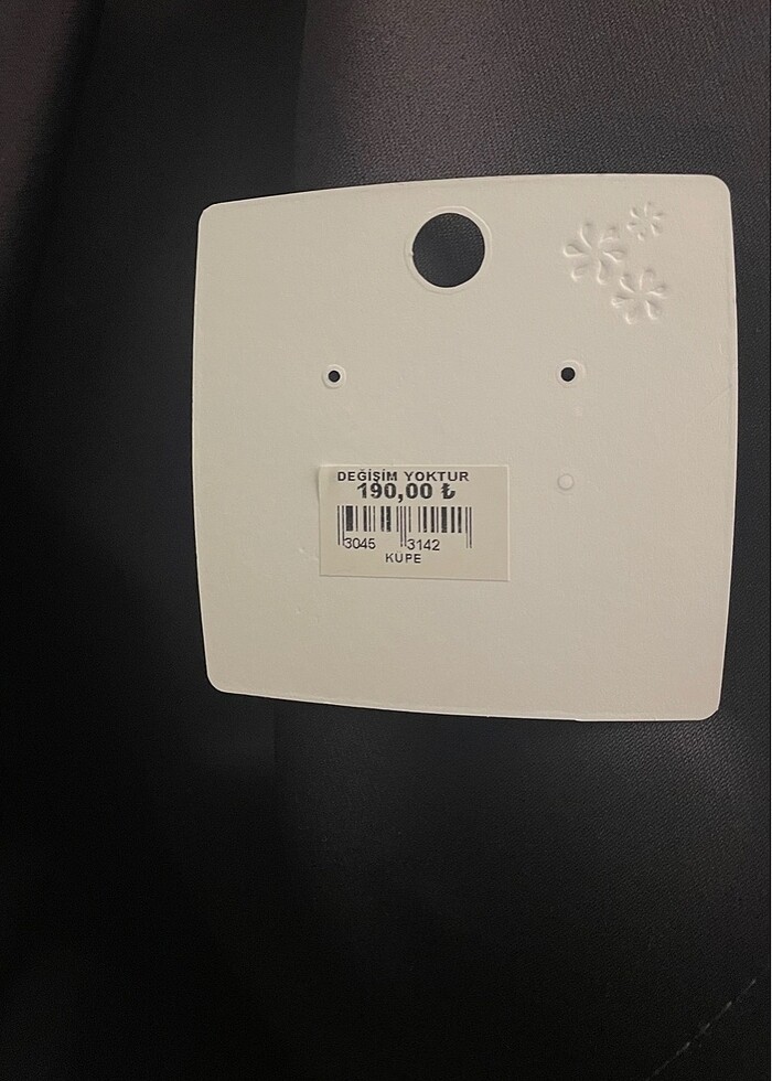 Yıldızlı gümüş renk küpe - Görsel 2