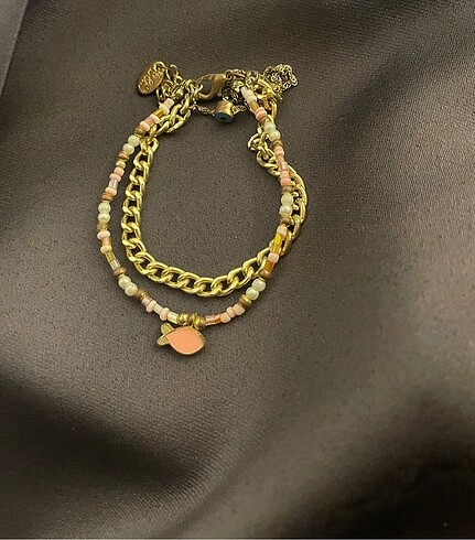 İkili balık şans bilekliği - Görsel 2