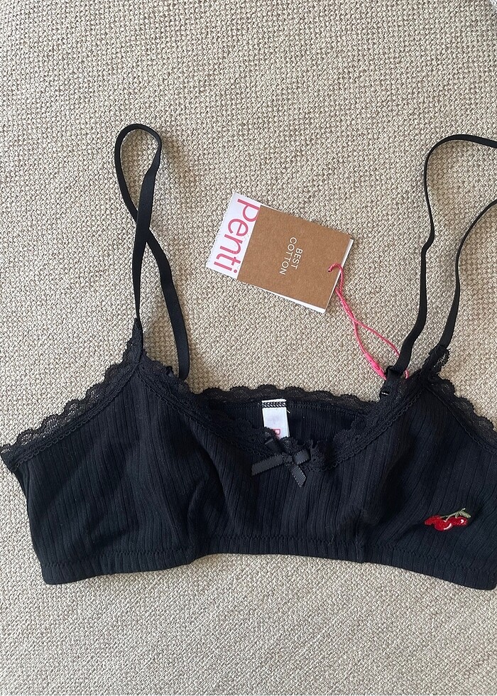 Penti mini siyah sütyen - Görsel 2