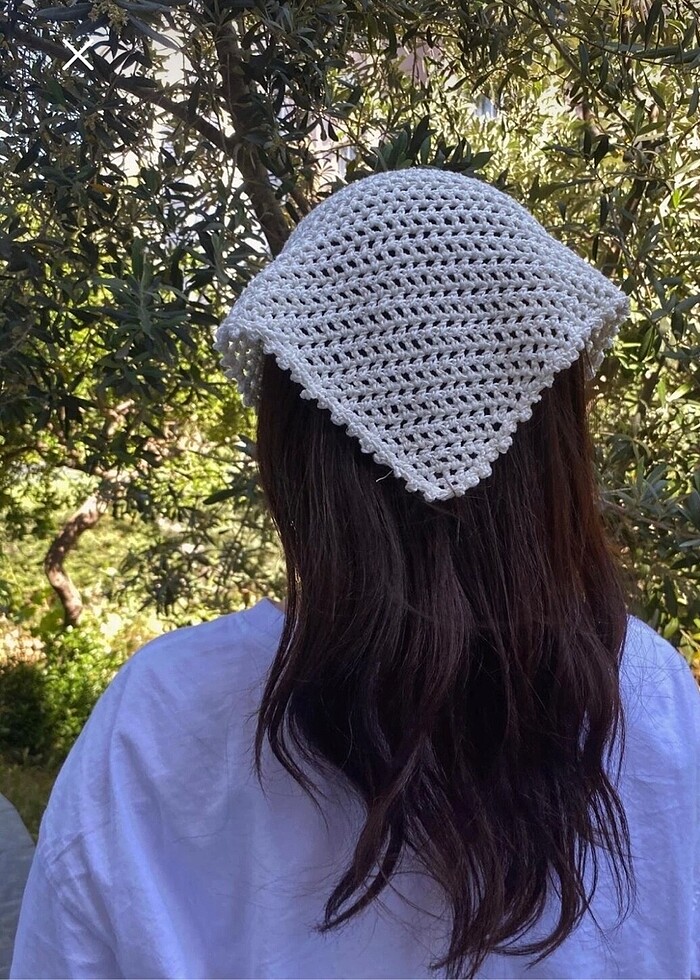 El örgüsü bandana - Görsel 2