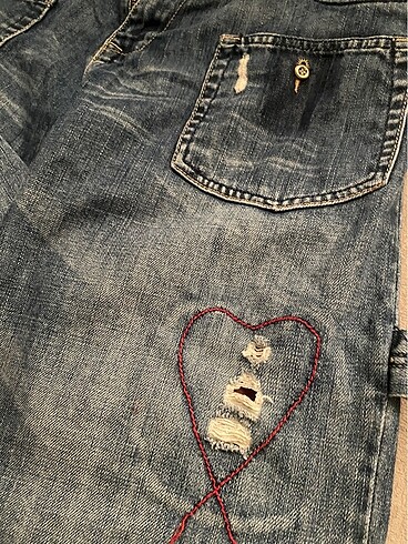 BSL FASHION kalp detaylı pantolon