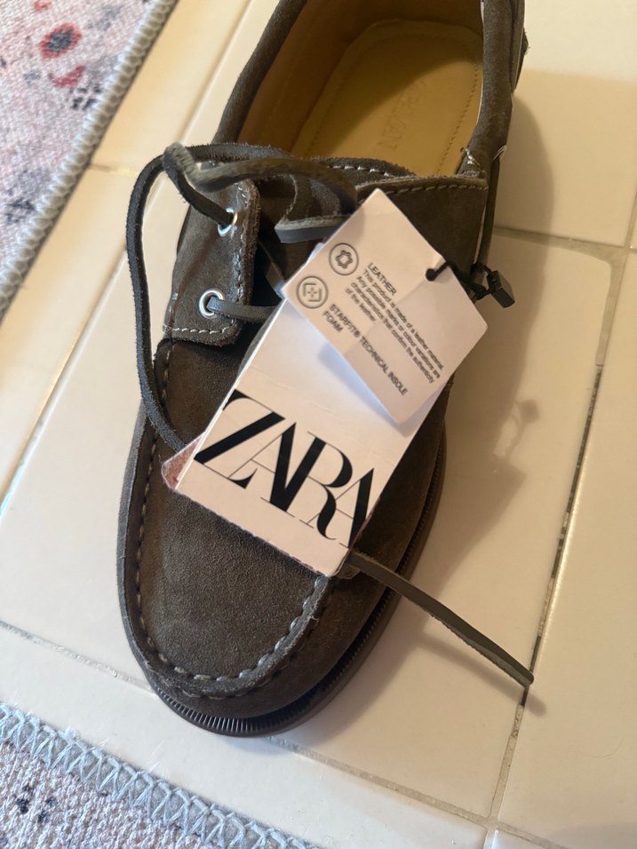 Kahverengi Süet Günlük Ayakkabı - Görsel 3