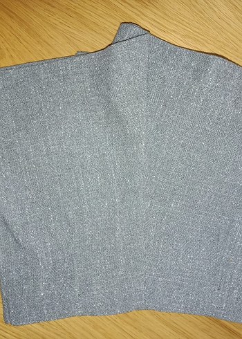 xs Beden gri Renk Zara Gri Düğmeli Kadın Blazer Ceket
