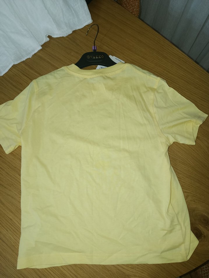 Sarı Baskılı Mini Tişört - Görsel 2