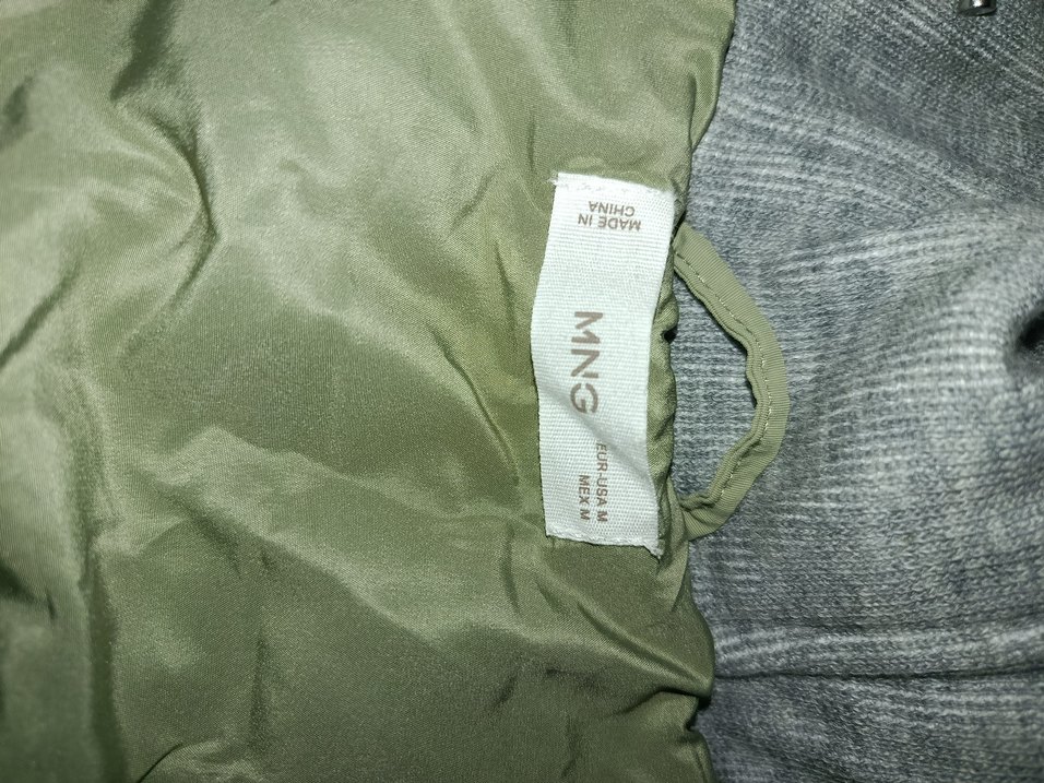 Gri Kapüşonlu Kadın Kışlık Mont - Görsel 5