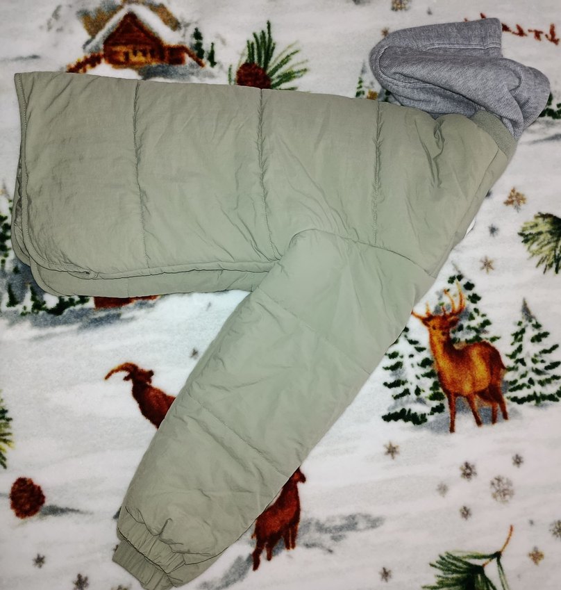 Gri Kapüşonlu Kadın Kışlık Mont - Görsel 3