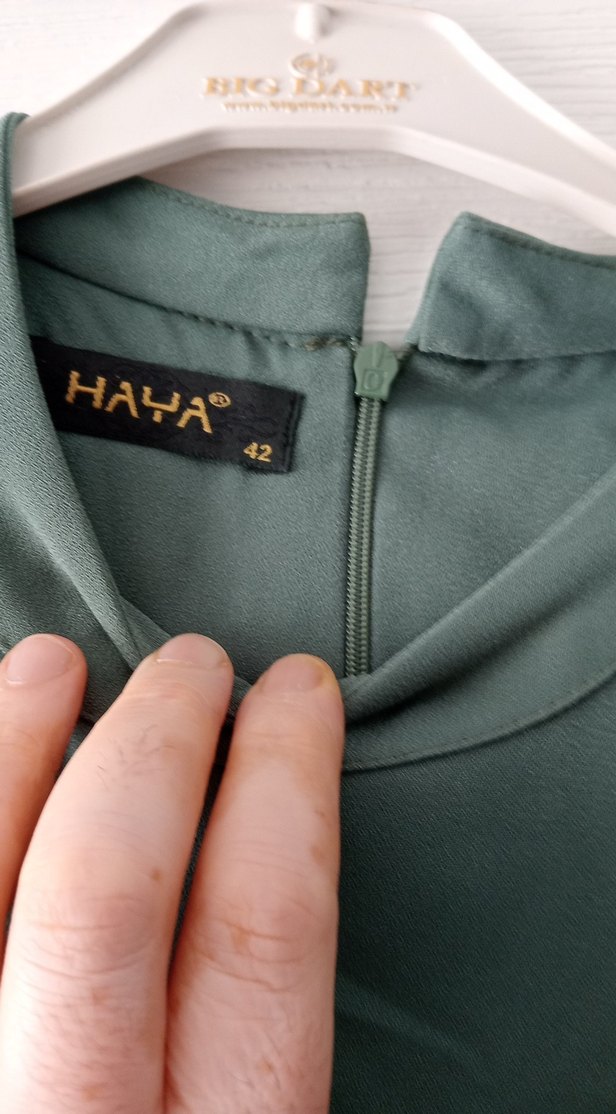 yeşil kadın tunik - Görsel 3