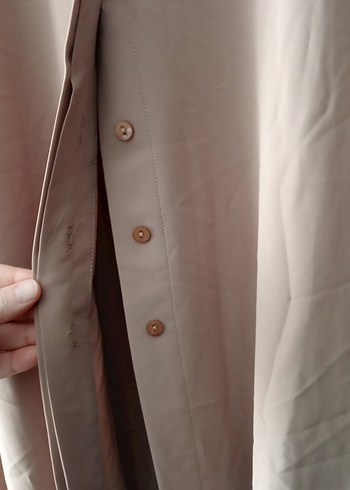 cmel renk 105 cm boyunda kolarinda fermuar detayi - Görsel 5