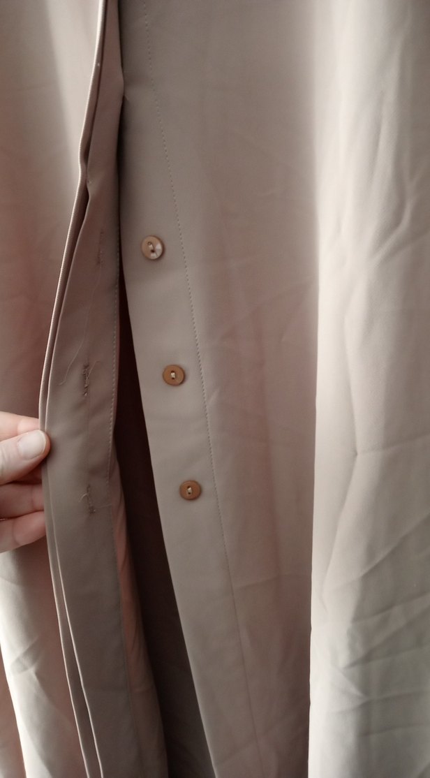 cmel renk 105 cm boyunda kolarinda fermuar detayi - Görsel 5