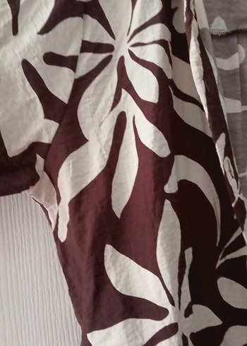 kahve  gömlek  44  LC Waikiki büyük oluyor 48 50 Rahat olur - Görsel 2