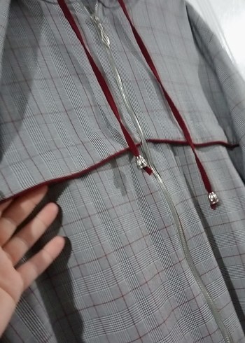 gri bordo 38  40 beden uyumlu - Görsel 6