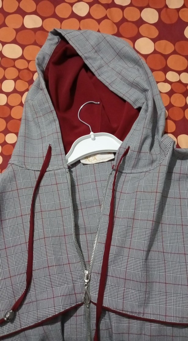 gri bordo 38  40 beden uyumlu - Görsel 2