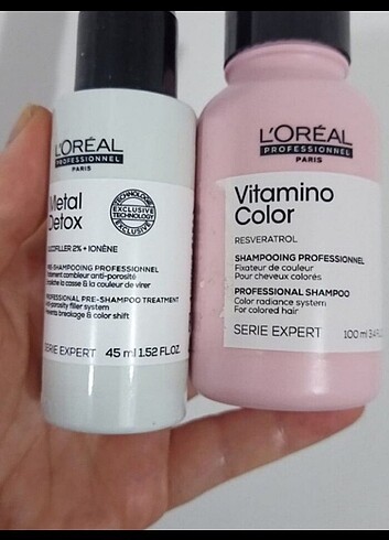 L'Oreal pro saç maskesi ve şampuan