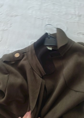 Kahverengi Süet Kadın Uzun Trençkot - Görsel 4