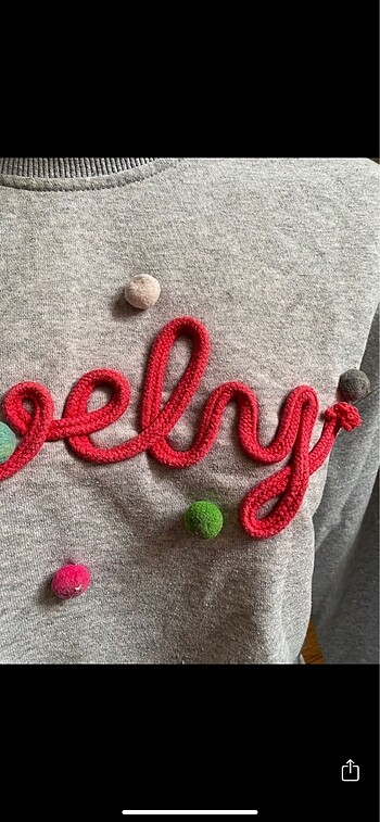 s Beden lovely gri sweatshirt