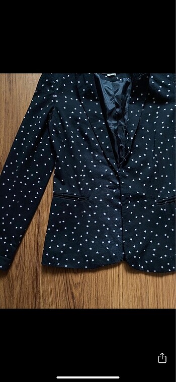 s Beden yıldızlı blazer