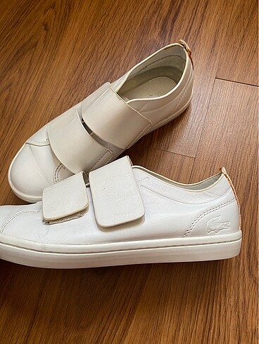 lacoste kadin beyaz spor ayakkabı sneaker