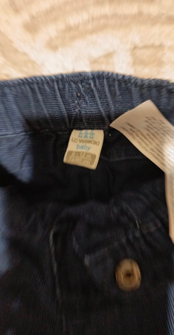 Erkek Çocuk Mavi Denim Bol Kesim Pantolon - Görsel 2