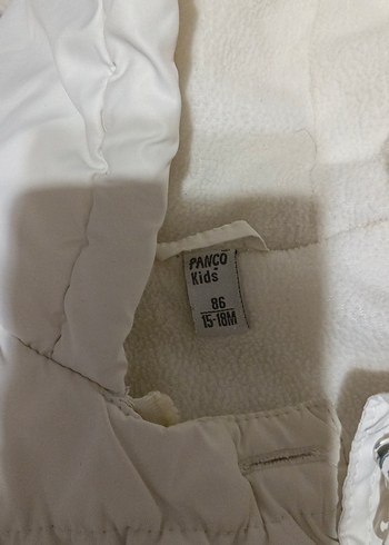 Kapüşonlu Beyaz Kız Bebek Tulumu - Görsel 2