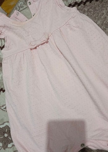 Pembe Fırfırlı Bebek Kız Tulum - Görsel 3