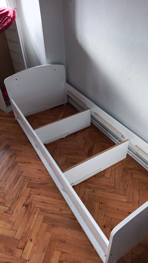 Beyaz Çocuk Yatağı Çerçevesi - Görsel 2