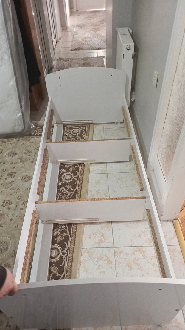 Beyaz Çocuk Yatağı Çerçevesi - Görsel 3