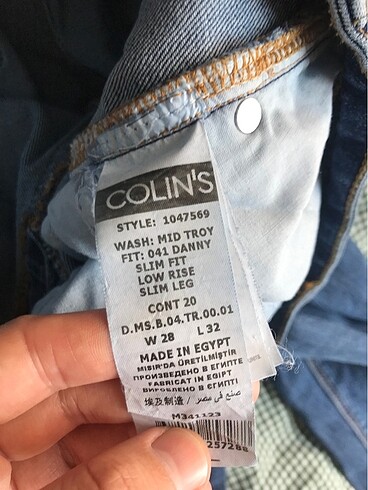 l Beden Colins marka erkek kot pantolon