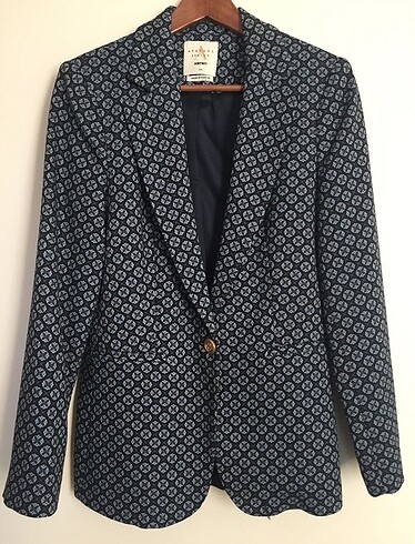 xs Beden lacivert Renk Koton premium blazer