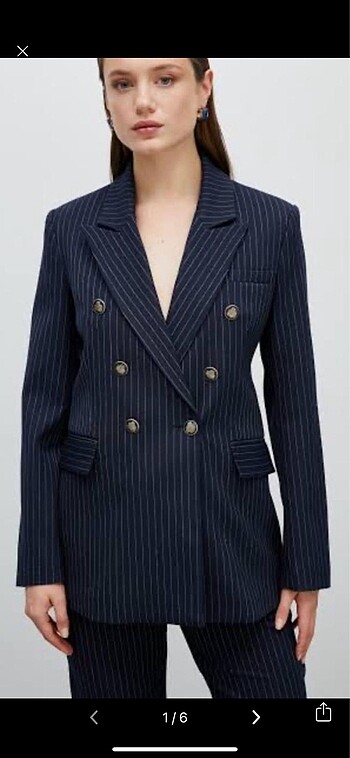Koton lacivert blazer ceket