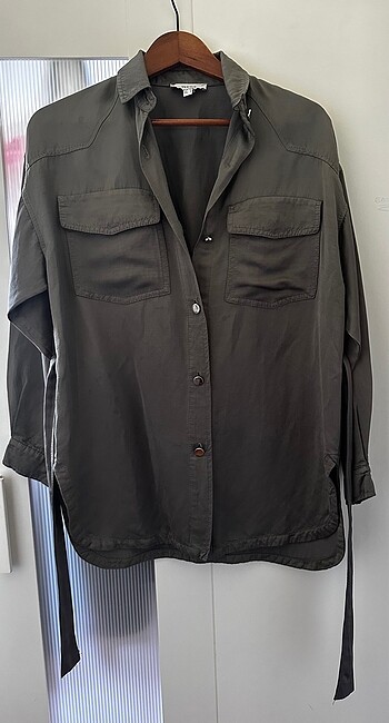 xs Beden gri Renk İpekyol Tunik (Oversize)