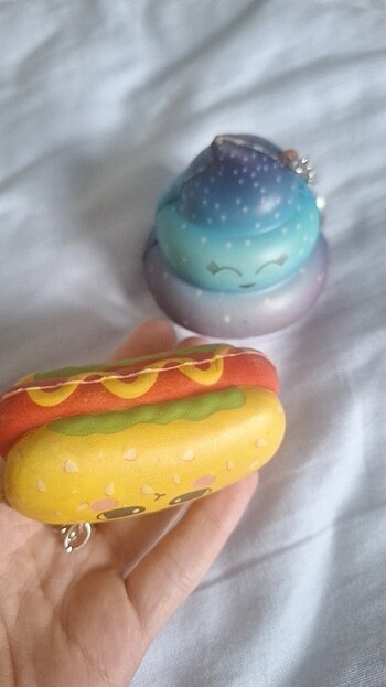  Beden Renk Anahtarlık squishy 