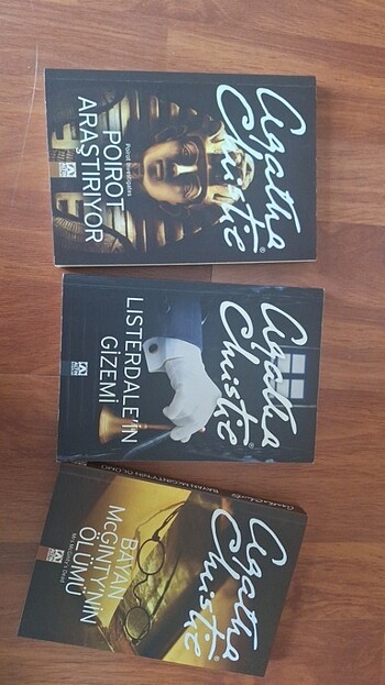 Agatha christie kitap 3 lü set