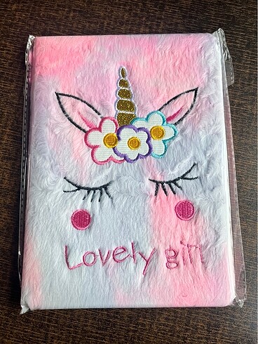 Peluş unicorn defter(sıfır ürün)